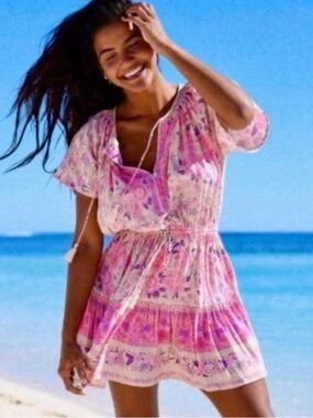 Spell Pink Mystic Play Dress medium